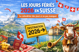 jours fériés suisse 2026 ponts vacances scolaire
