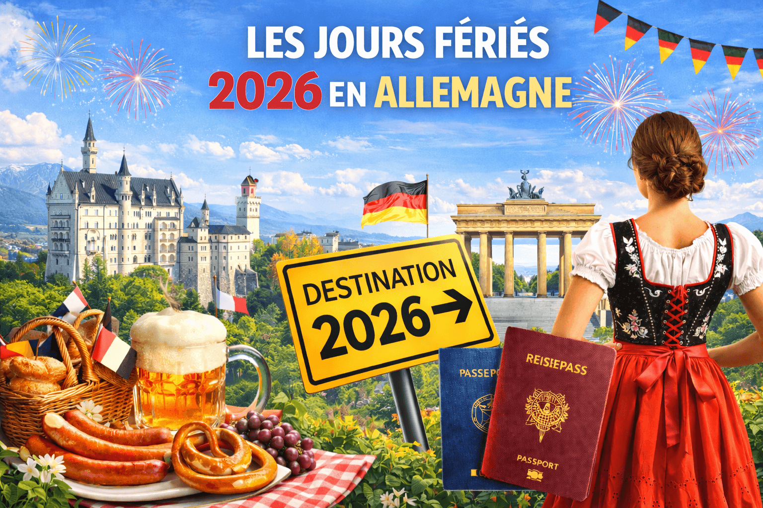जर्मनी 2026: सार्वजनिक अवकाशों, लंबे सप्ताहांतों और स्कूल की छुट्टियों के अनुसार अपनी छुट्टियों की योजना बनाएं।