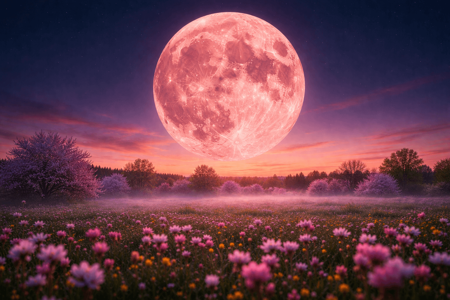 Vollmond im April 2026: Der rosa Mond und die Frühlingstagundnachtgleiche